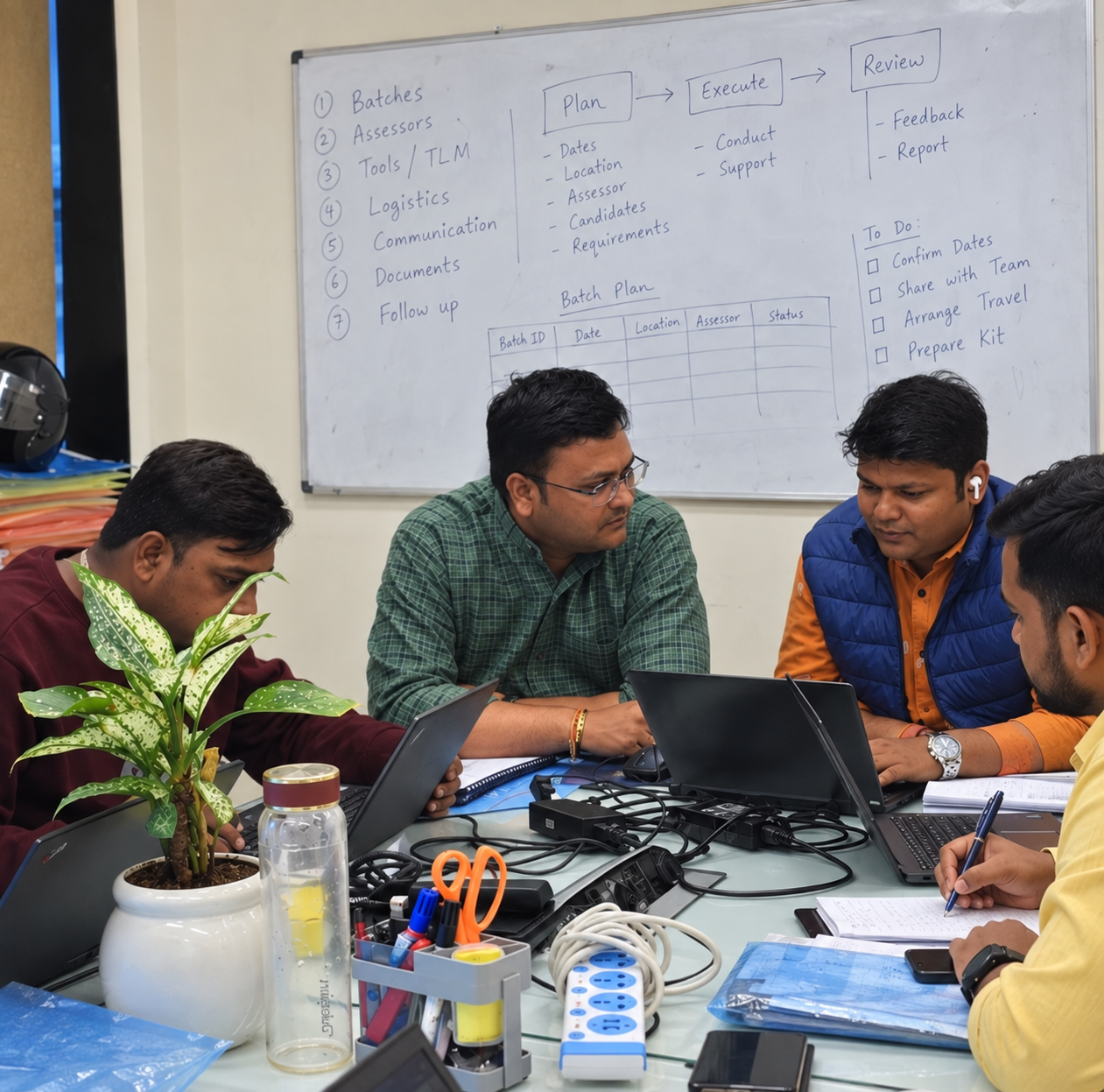 Assessment planning session