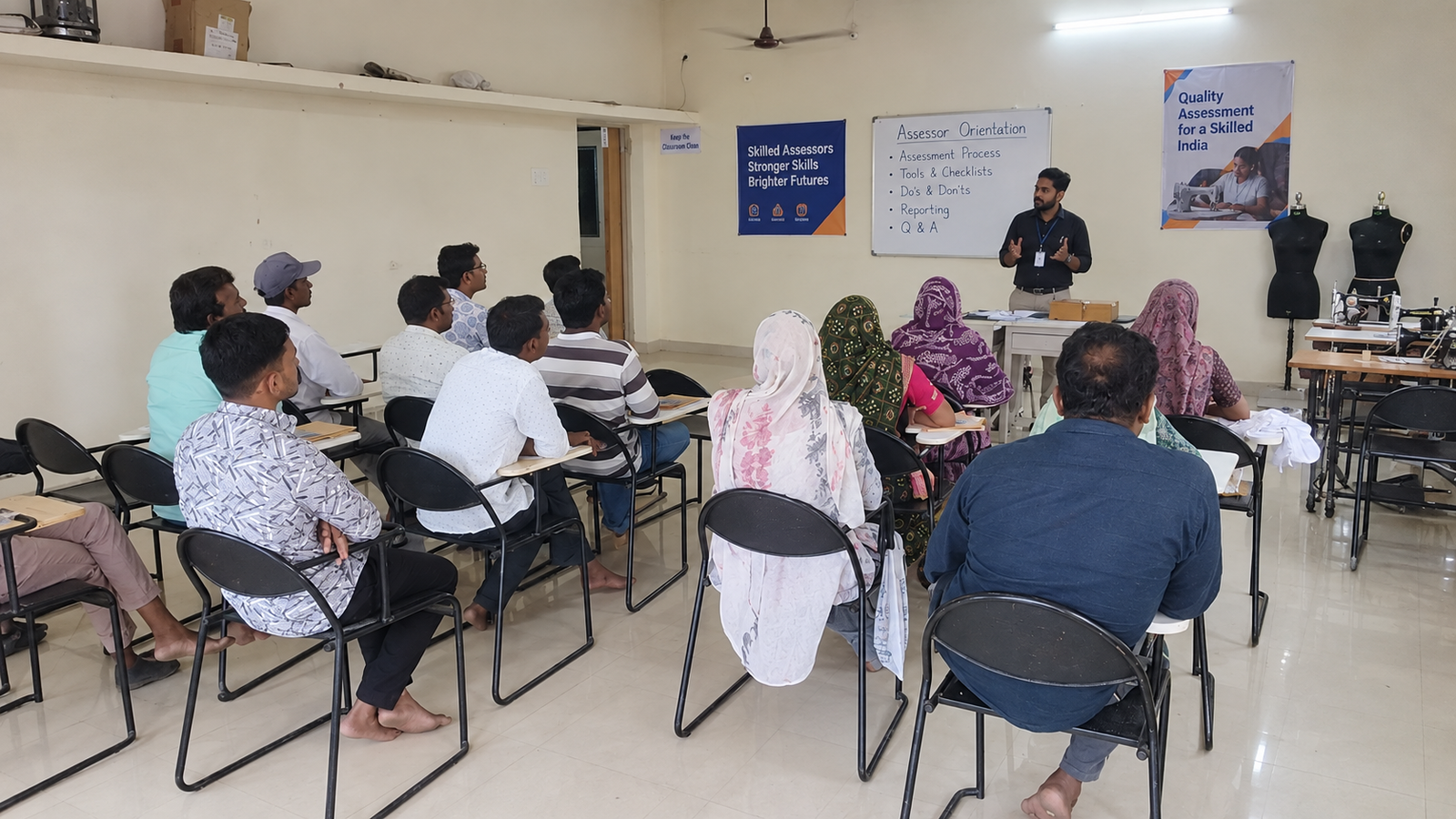 Assessor orientation session