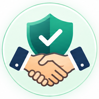 Integrity and trust icon