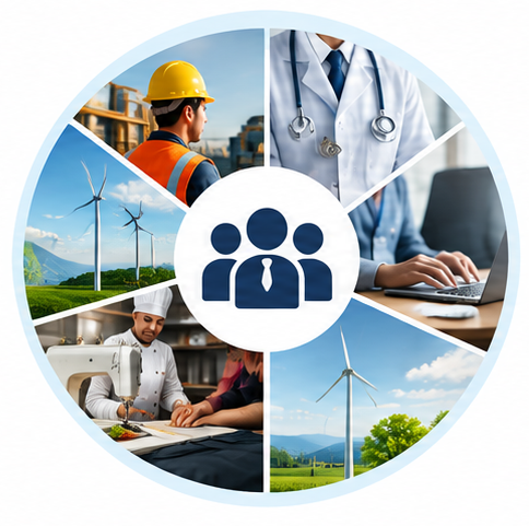 Multi-sector assessment icon